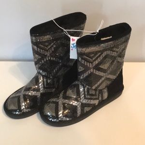 NWT Justice Black Winter Boots (Girls’)